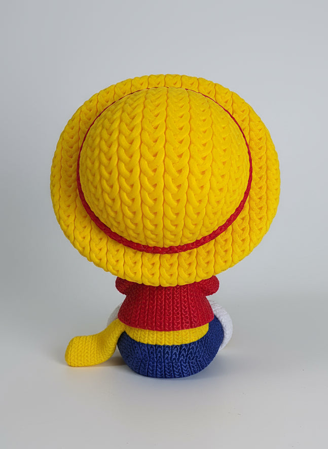 Luffy effet tricoté