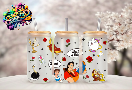 Verre effet givré personnalisable