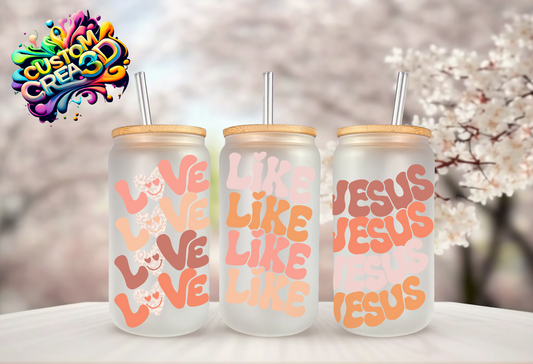 Verre effet givré personnalisable