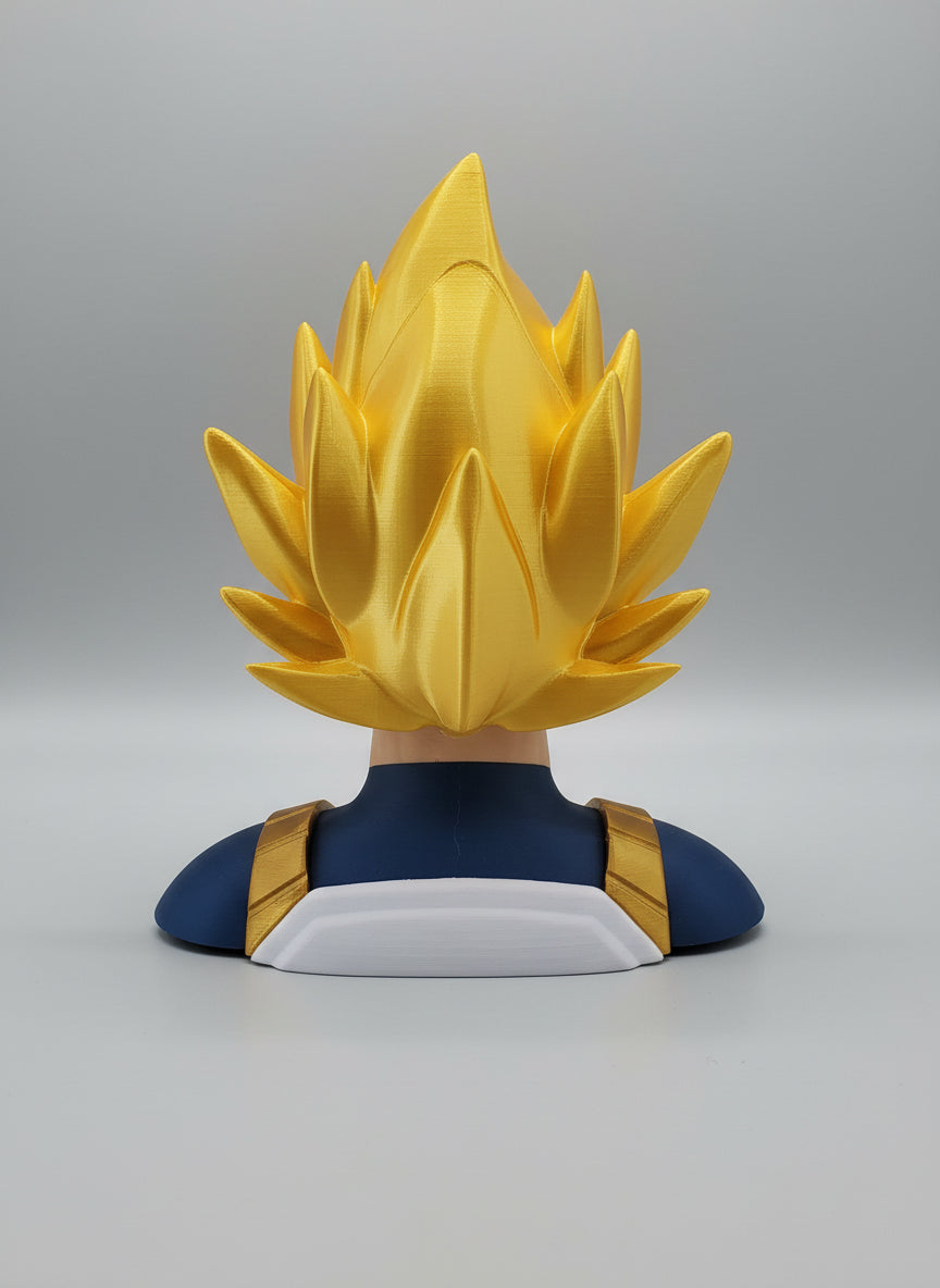 Impression 3D Buste vegeta majin