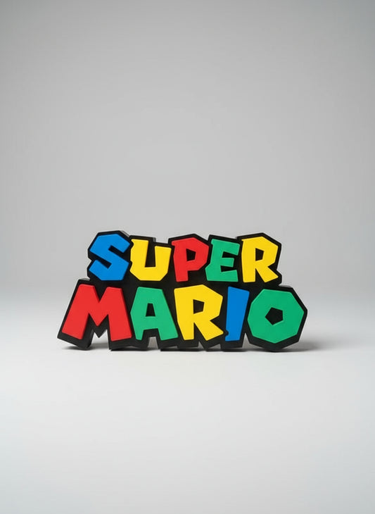 Impression 3D logo super mario