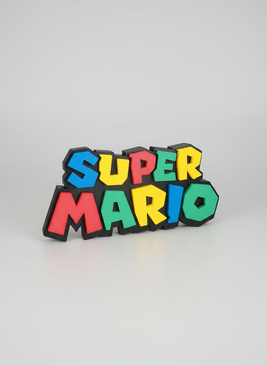 Impression 3D logo super mario