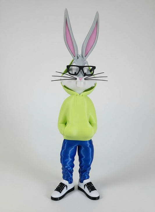 Impression 3D Lapin mode street