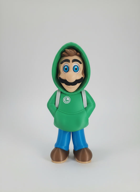 Impression 3D Plombier vert mode street capuche