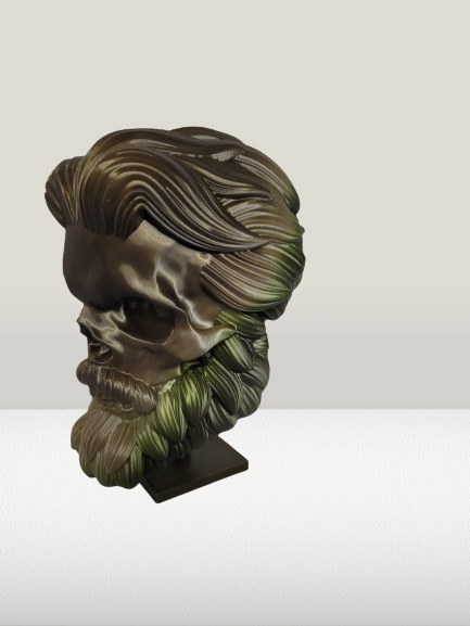 Impression 3D skull barber 2