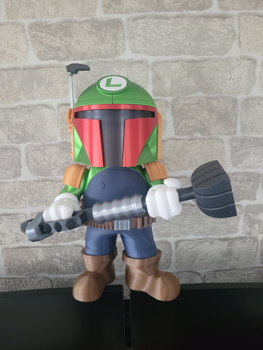 Impression 3D PLOMBIER VERT BOBA FETT