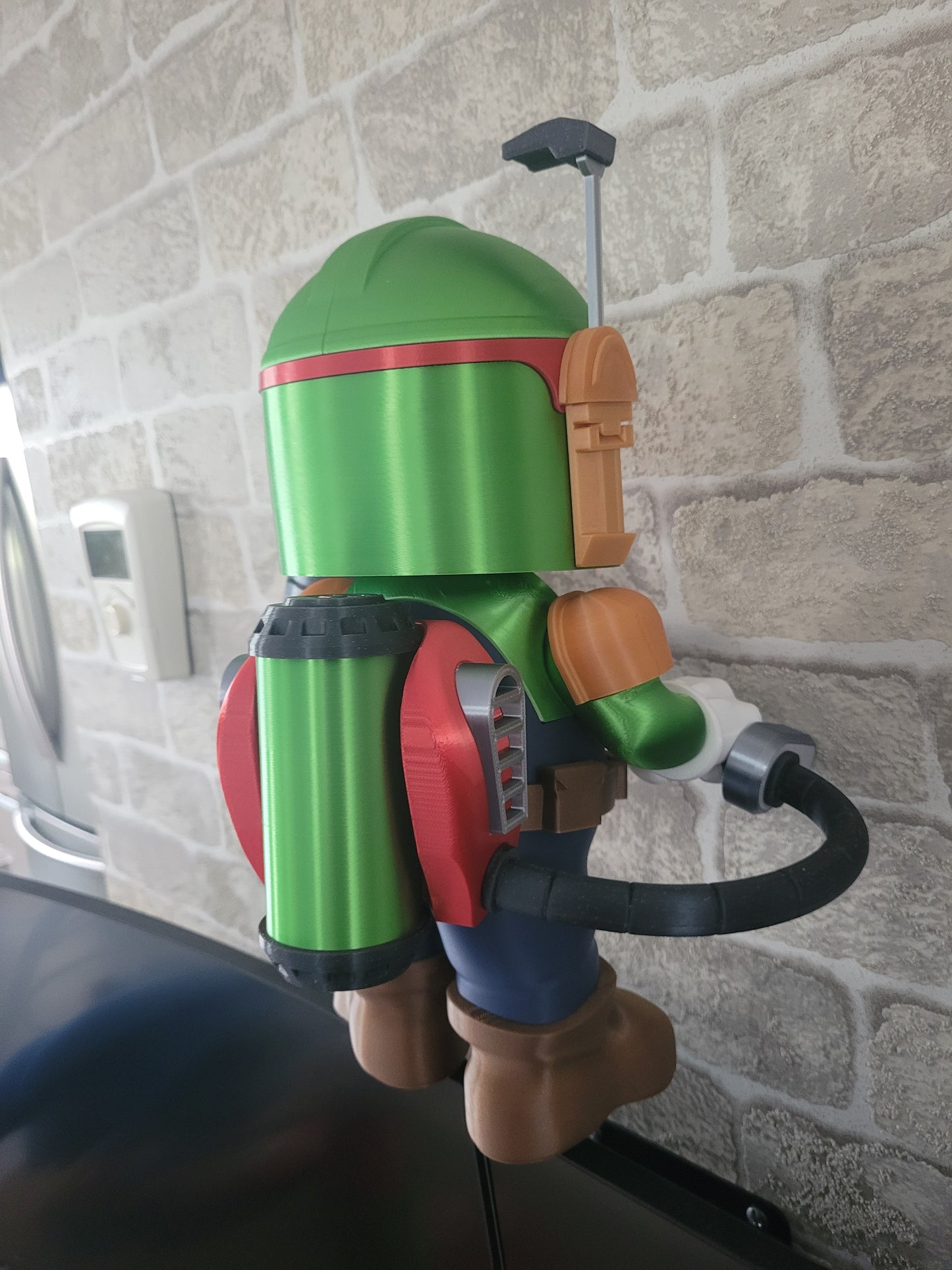 Impression 3D PLOMBIER VERT BOBA FETT