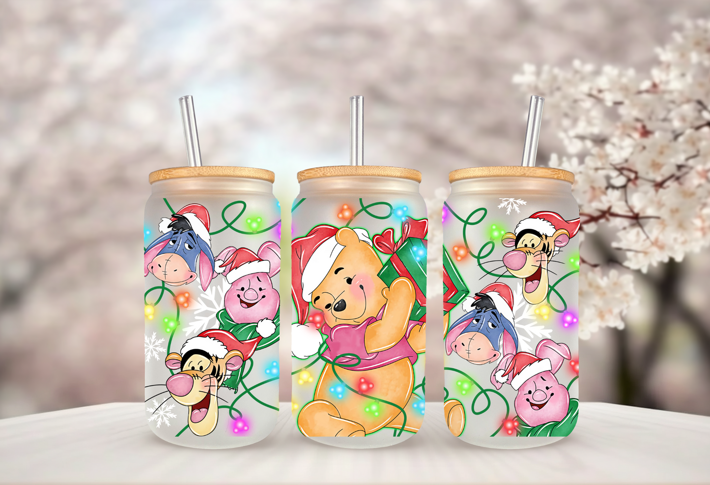 Verre effet givré ourson