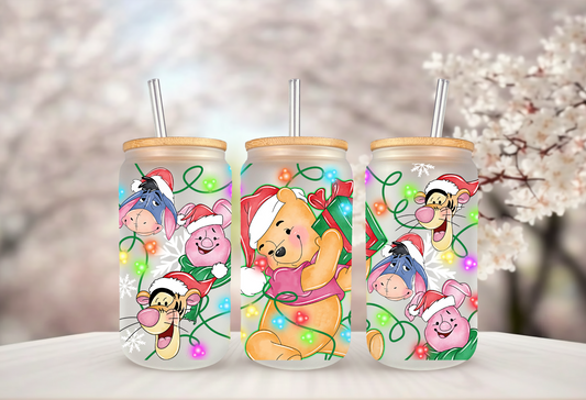 Verre effet givré ourson