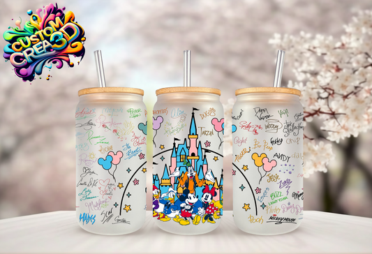 Verre effet givré personnalisable