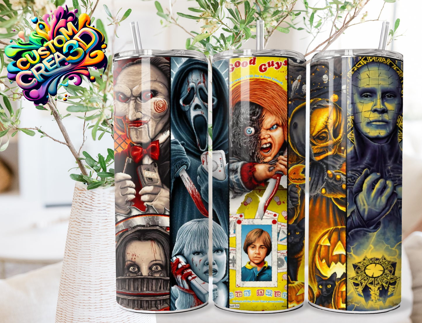 Thermos Thème horreur 37 modèles