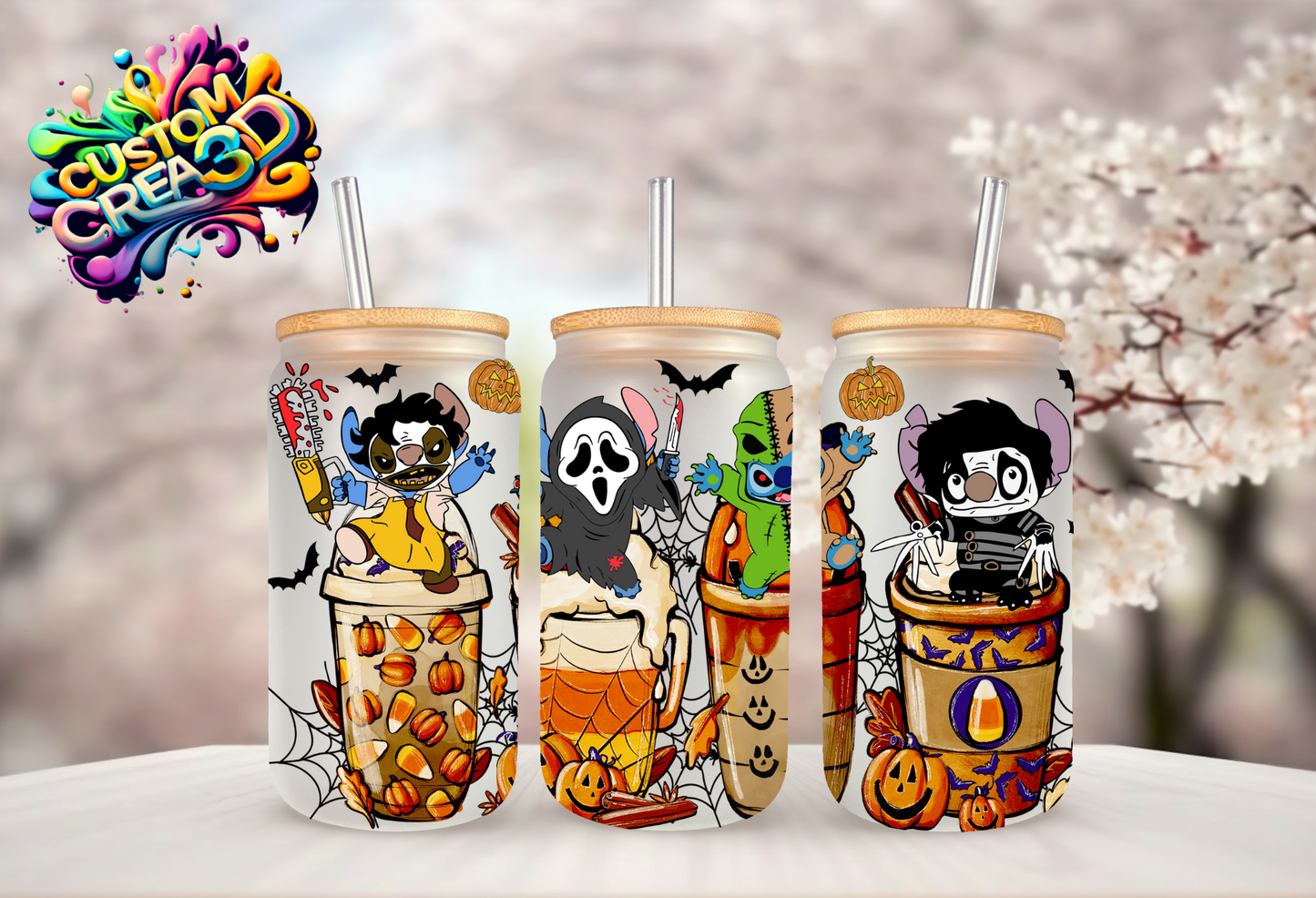 Verre effet givré personnalisable