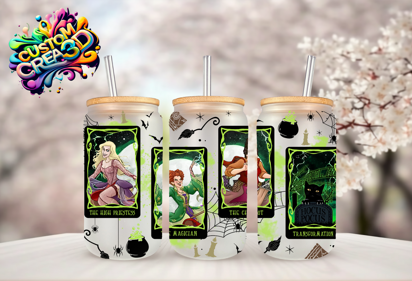 Verre effet givré personnalisable