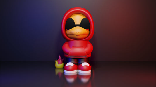 Impression 3D Salameche mode street