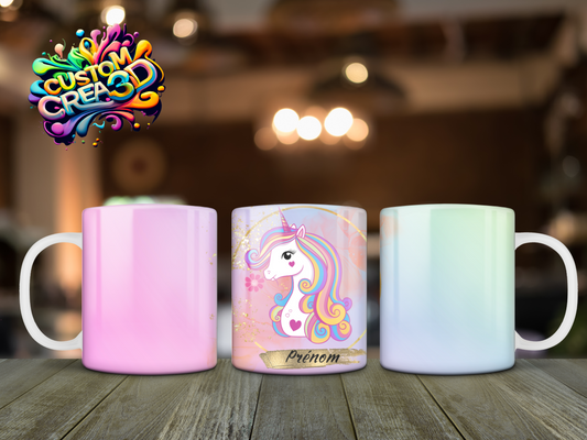 Mug thème LICORNE