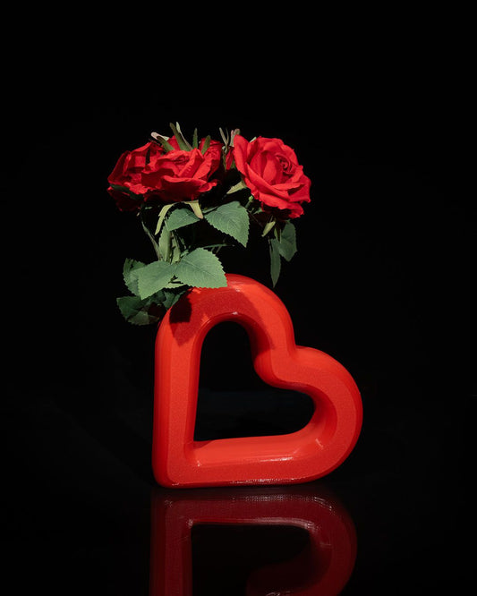 Impression 3D Vase coeur