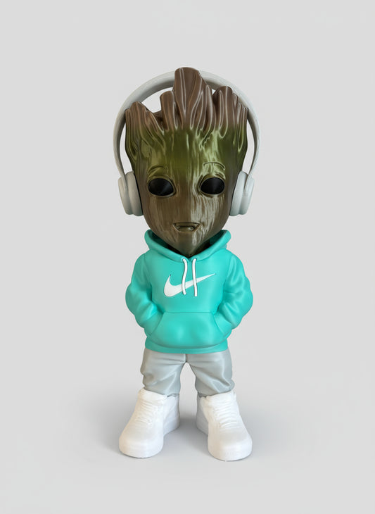 Impression 3D figurine Groot urban street 30cm