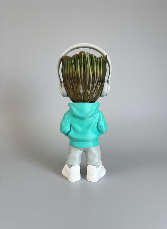 Impression 3D figurine Groot urban street 30cm