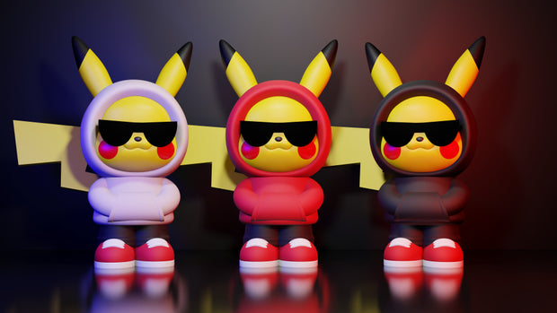 Impression 3D figurine éclair mode street