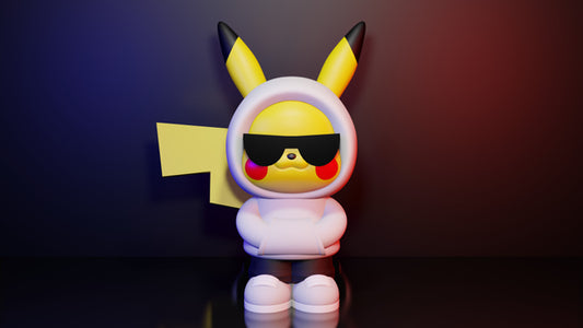 Impression 3D figurine éclair mode street