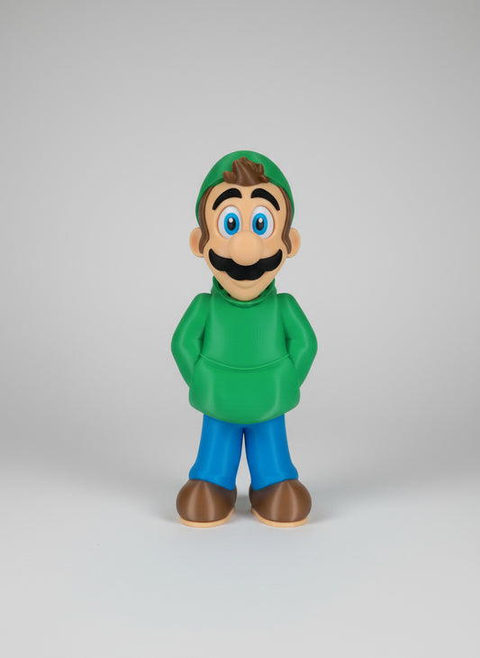 Impression 3D Plombier vert mode street 20cm