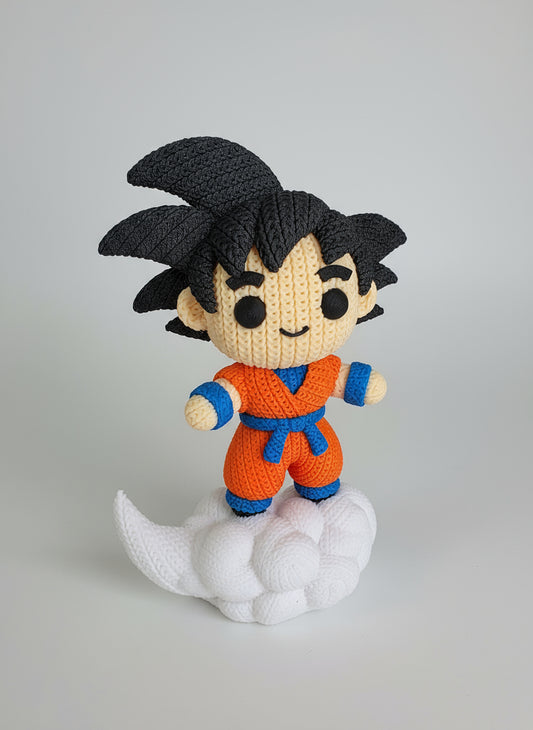 goku kid nuage effet tricoté