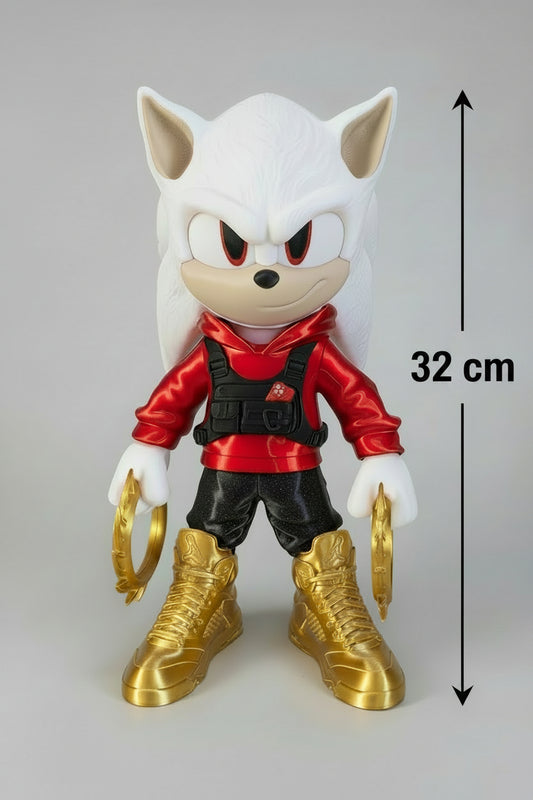Figurine 3D Hérissons Fanart de la marque Customcréa3D, sculpture détaillée en plastique ou résine.