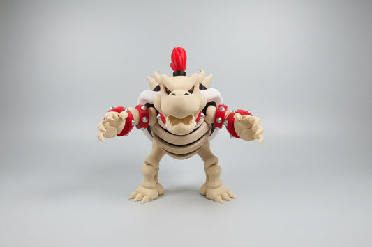 Tortue maléfique squelette de Customcréa3D, figurine sombre avec détails de squelette et expression menaçante.