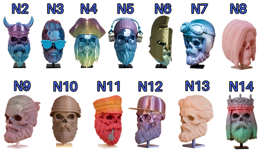 Impression 3D skull modèle au choix
