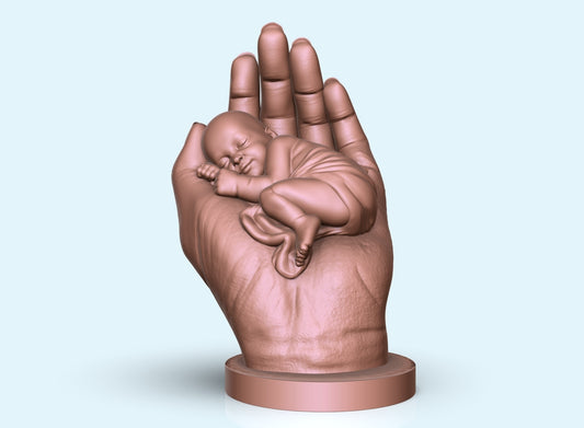 Impression 3D main bébé