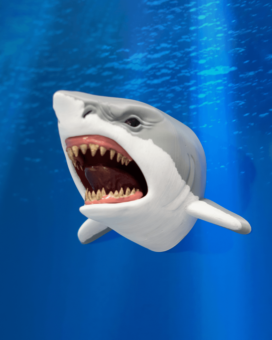 Impression 3D support casque murale Requin