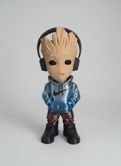 Impression 3D figurine Groot urban street 30cm