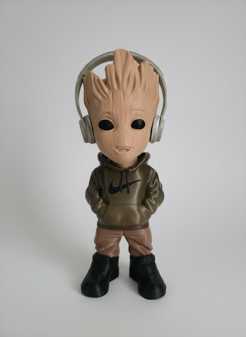 Impression 3D figurine Groot urban street 30cm