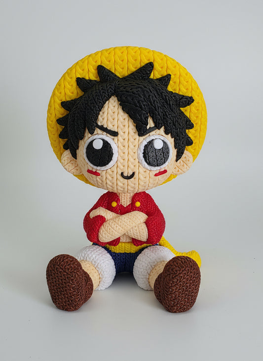 Luffy effet tricoté