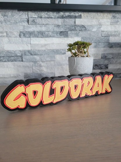 Impression 3D logo goldo