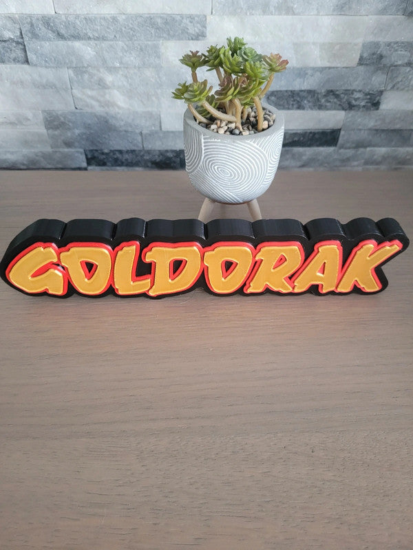 Impression 3D logo goldo