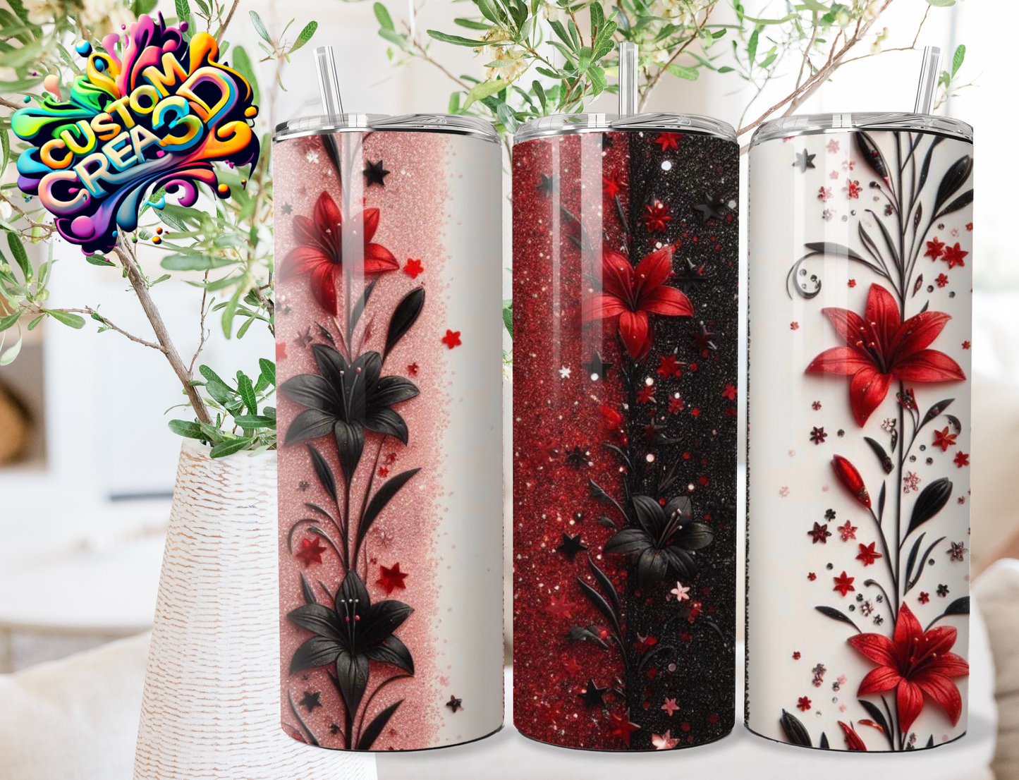 Thermos Thème Fleurs 25 modèles