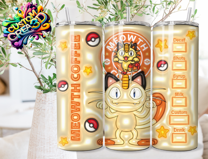 Thermos Thème Puffy poké 20 modèles