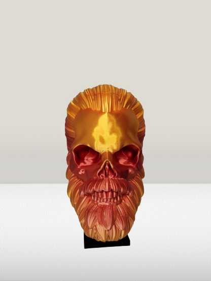 Impression 3D skull barber 3