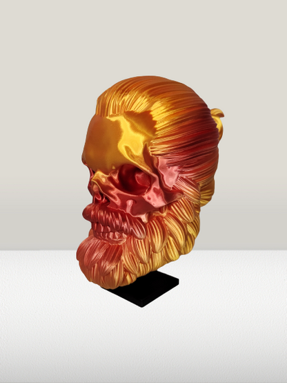 Impression 3D skull barber 3