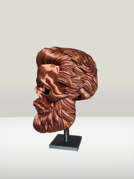 Impression 3D skull barber