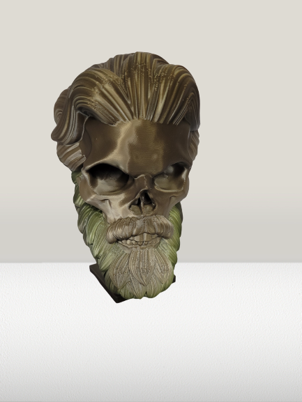 Impression 3D skull barber 2