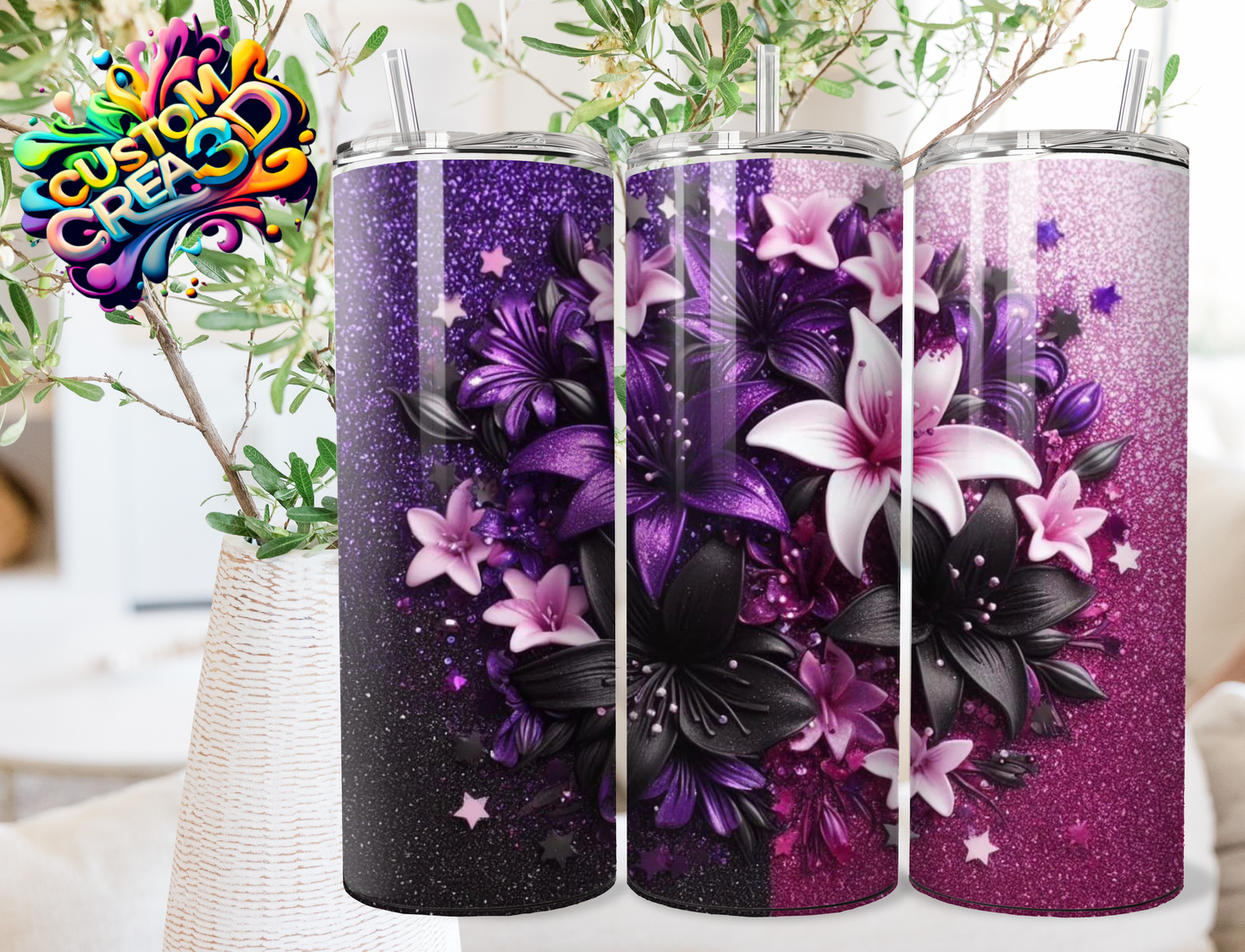 Thermos Thème Fleurs 25 modèles