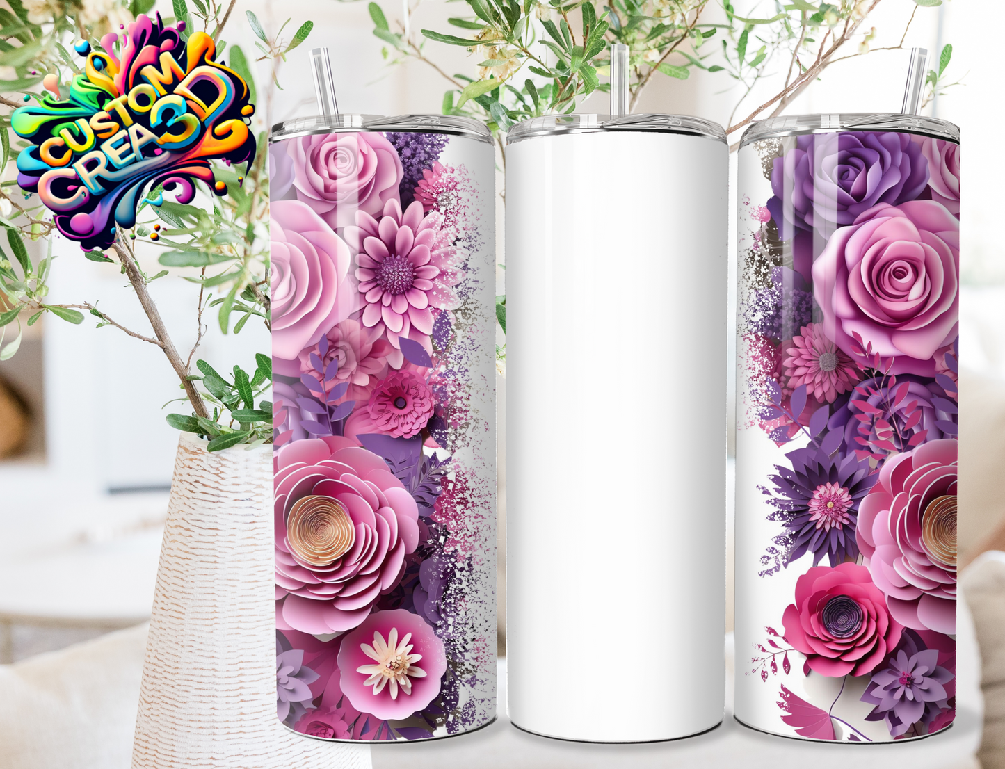 Thermos Thème Fleurs 2/ 25 modèles