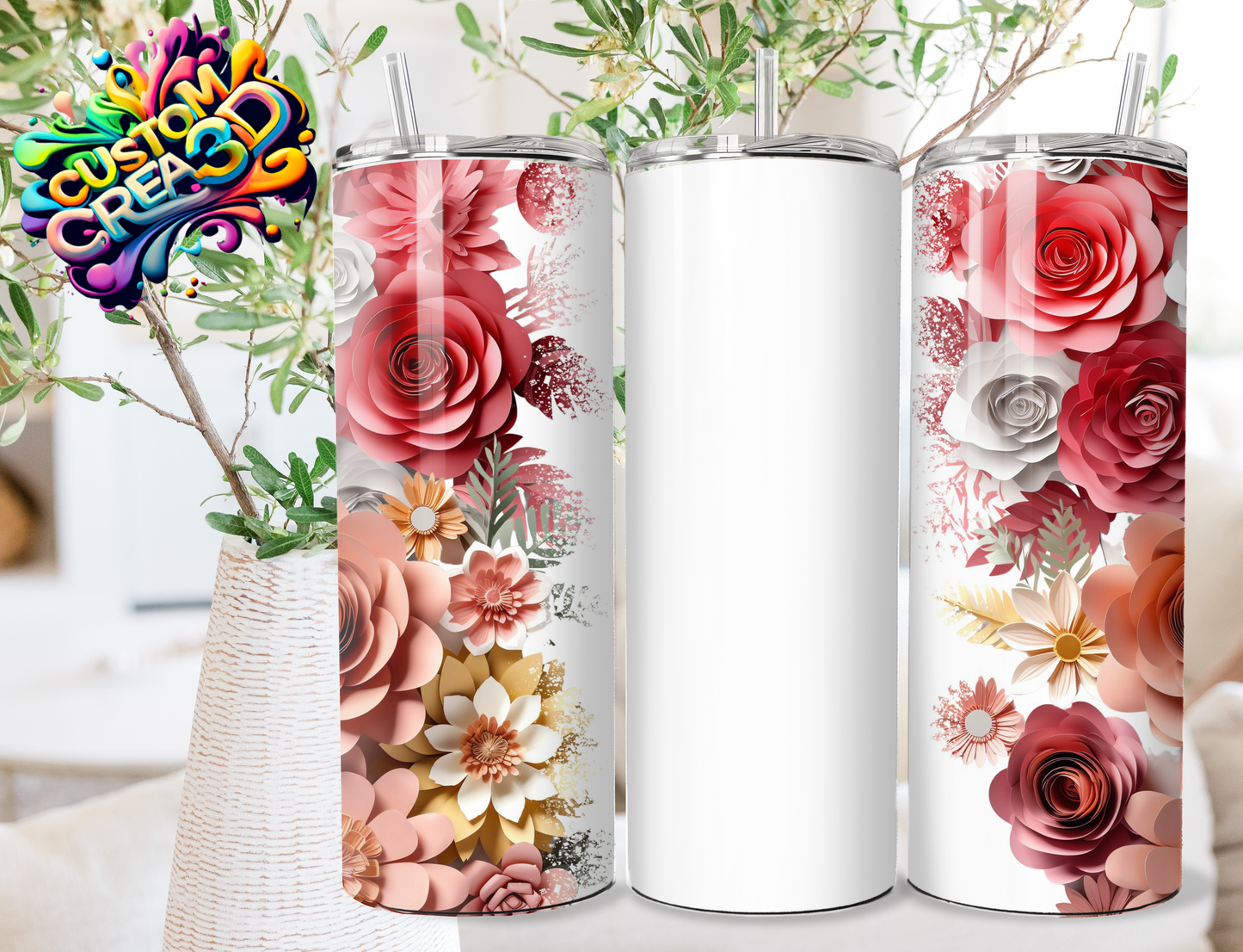 Thermos Thème Fleurs 2/ 25 modèles