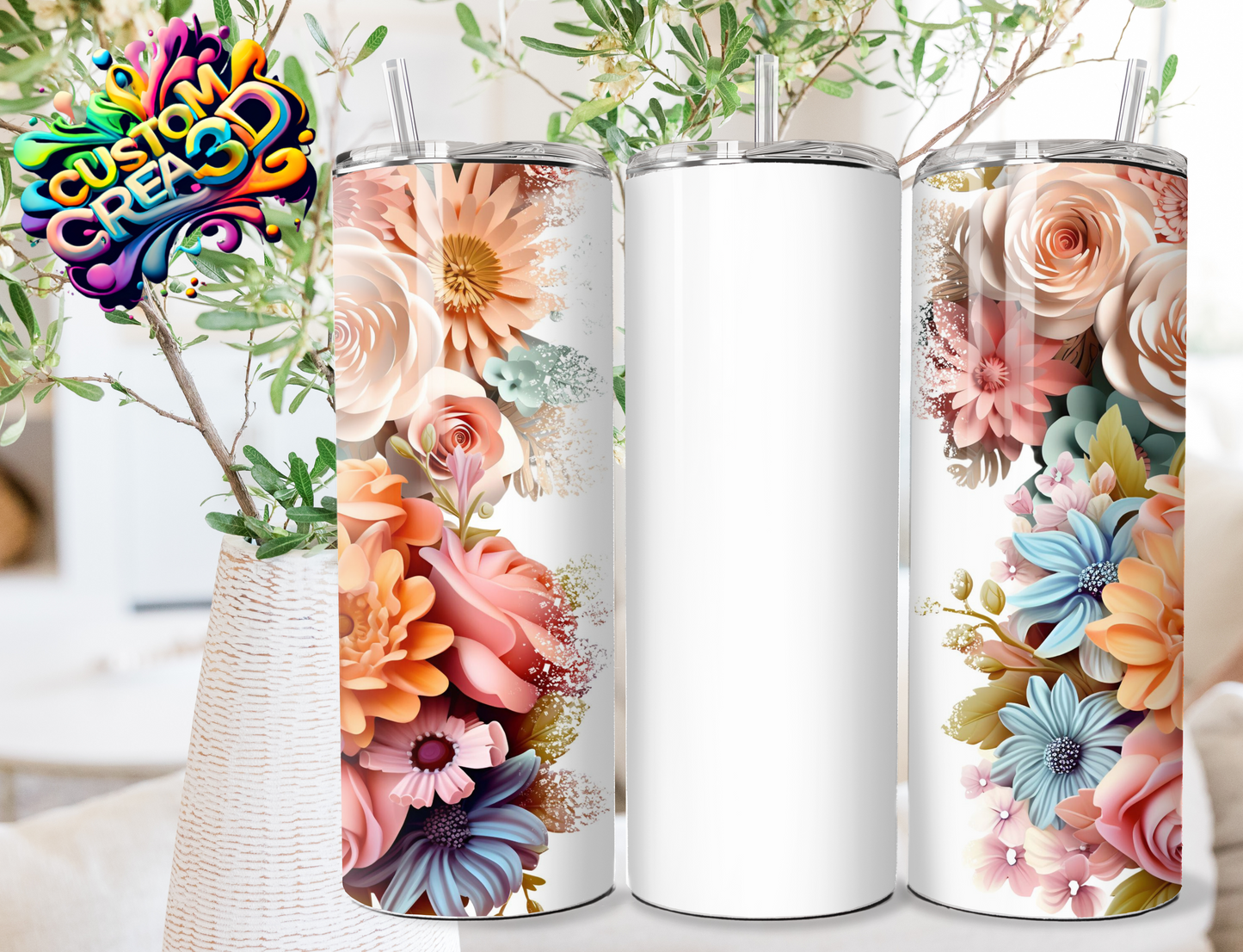 Thermos Thème Fleurs 2/ 25 modèles