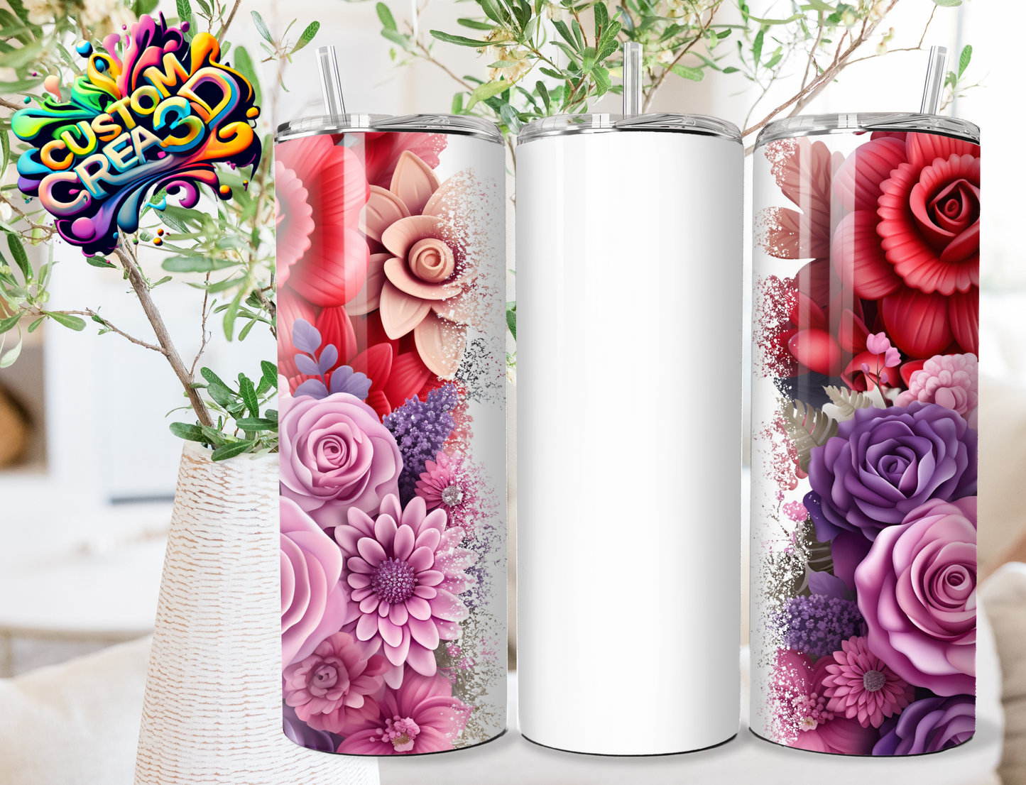 Thermos Thème Fleurs 2/ 25 modèles