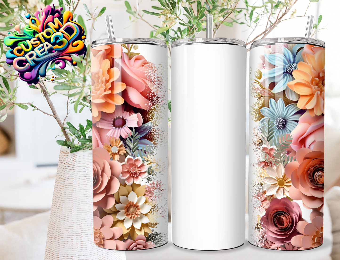 Thermos Thème Fleurs 2/ 25 modèles