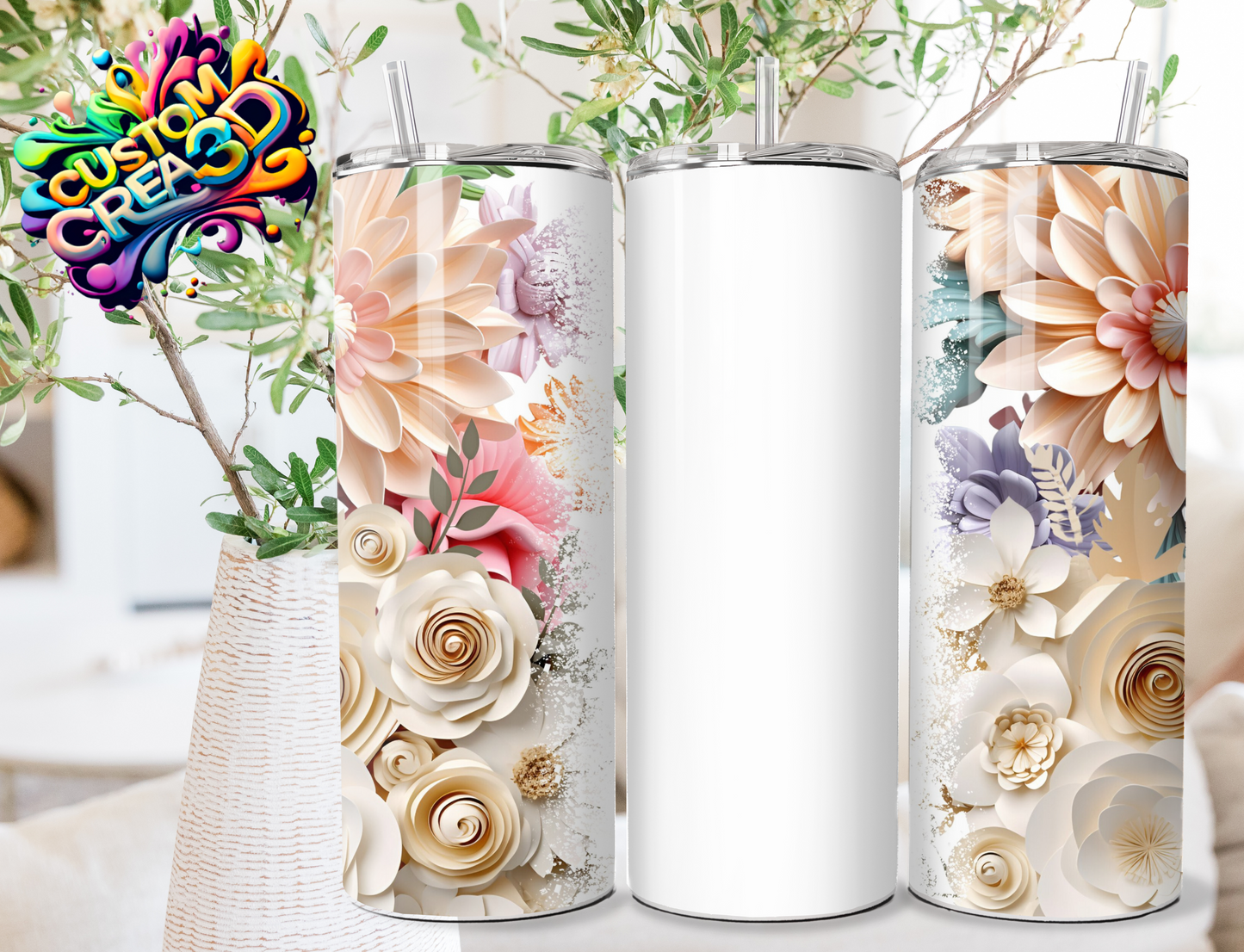 Thermos Thème Fleurs 2/ 25 modèles