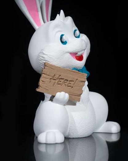 Impression 3D lapin 2 qui vous montre le chemin